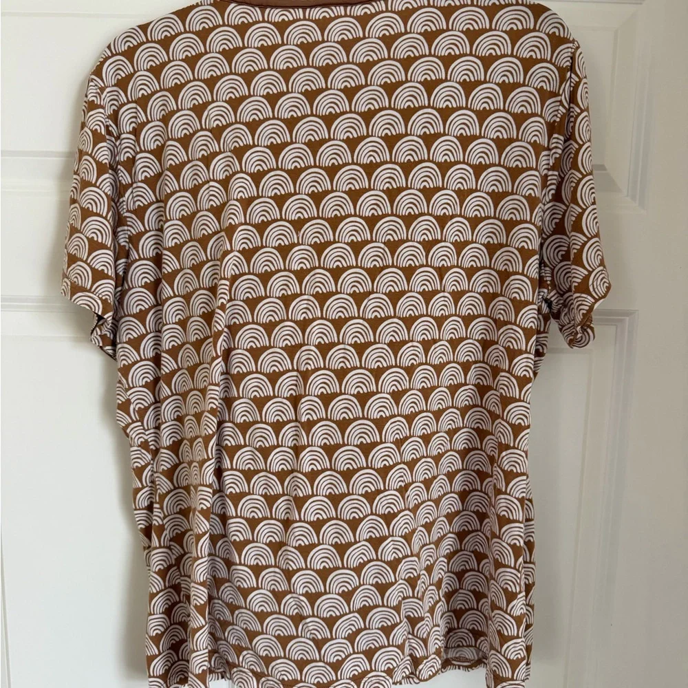 Little Sleepies Rust Rainbow Pajama Set XL - Picture 7 of 7